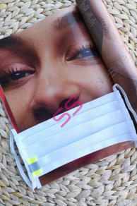 Rúško biele - 100% bavlna 