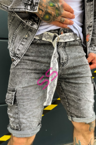 Pánske džínsové bermudy