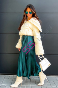 Krémová bomber bunda BARLA+