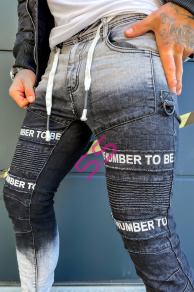 Štýlové pánske rifle NUMBER+