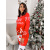 Vianočné šaty v zamatovom vzhľade KIMARA+