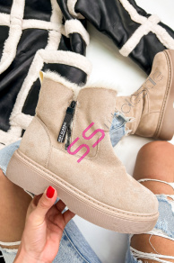 Béžové dámske snehule YOLAN+