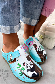 Vzorované zdravotnícke šľapky MARSHA