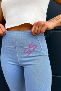 Dámske legíny s vysokým pásom+