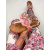 Ružové sandále s mašľou TAHLIA