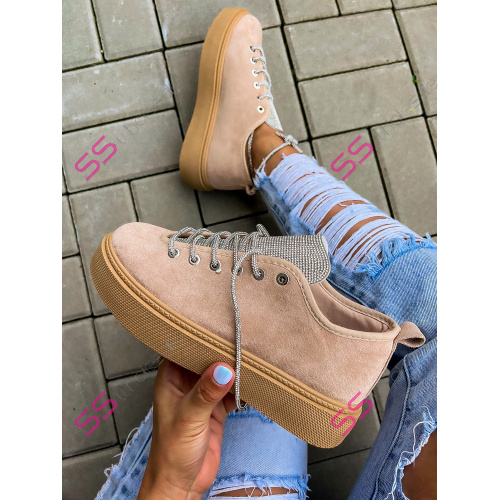 Tenisky zdobené kamienkami MARIEL-