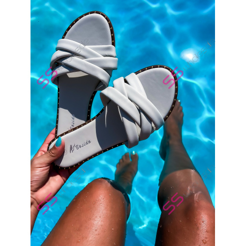 Svetlosivé šľapky TRYSTA-