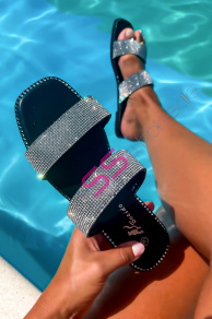 Šľapky zdobené kamienkami ONELLA-