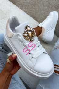 Tenisky zdobené kamienkami MARGY+