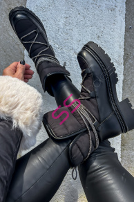 Čierne dámske snehule SYDNEY+