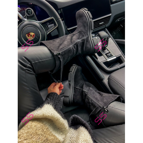 Čierne dámske čižmy LETICIA-