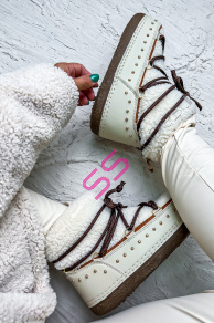 Béžové dámske snehule KINDRA+