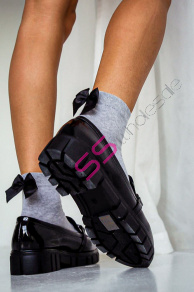 Dámske ponožky s mašličkou GIGI+