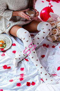 Biele dámske nadkolienky LOVE-