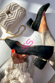 Elegantné čierne lodičky GALATEA+