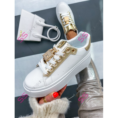 Dámske tenisky so zlatou ozdobou YASMINE-