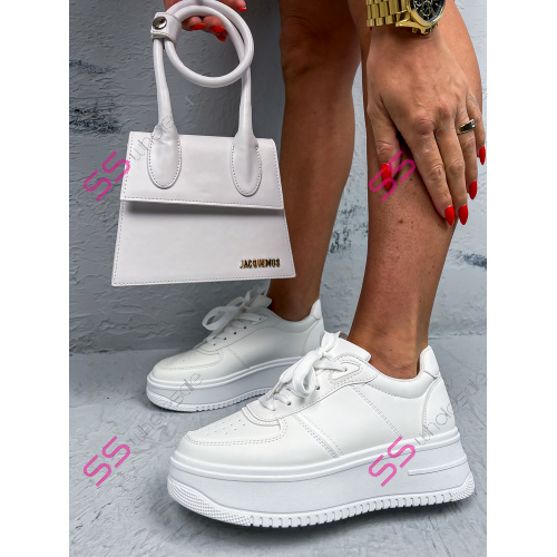 Biele platformové tenisky LANEY-