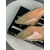 Transparentné sandále zdobené kamienkami NETTY