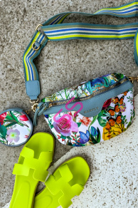 Kvetovaná crossbody kabelka ZENA+