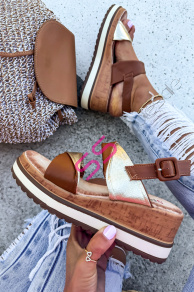 Sandále na vysokej podrážke LUCIA-