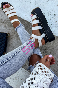 Sandále na vysokej podrážke CORDELIA+