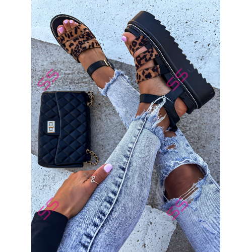 Sandále na vysokej podrážke CORDELIA+