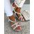 Biele dámske sandále HAWIRA