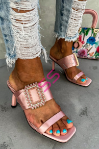 Elegantné saténové sandále FADILAH+