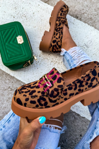 Mokasíny so zlatou ozdobou EDWINA+