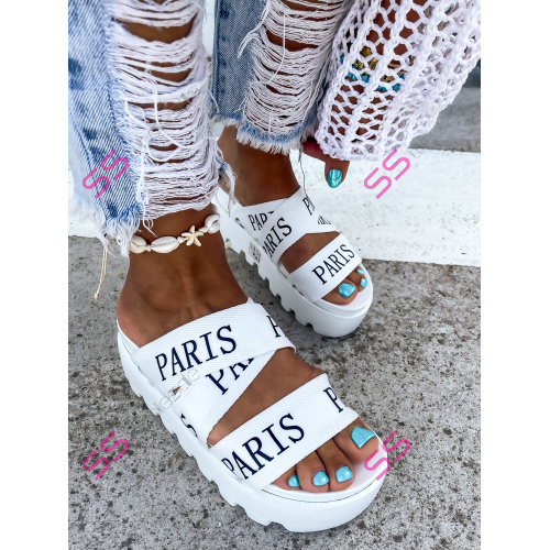 Platformové šľapky PARIS-