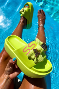 Platformové gumené papuče KATHY+