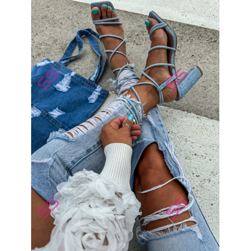 Elegantné sandále na viazanie DENA-