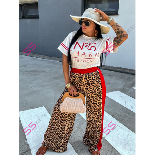 Leopardie palazzo nohavice STELLA+