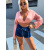 Dámske denim šortky+