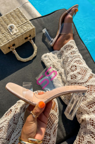 Transparentné sandále TAVERY-