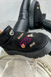 Dámske snehule s ozdobami KALEB+