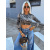 Vzorovaný crop-top ARABELLA+