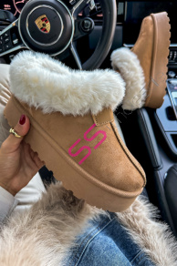 Teplé semišové topánky TAISHA+