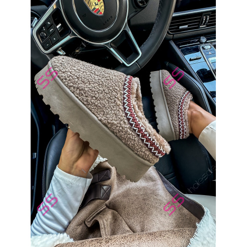 Teplé teddy topánky IMANI-