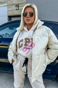 Teplá koženková bunda RIHANNA+