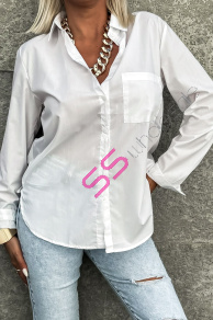 Biela basic košeľa HILMA+