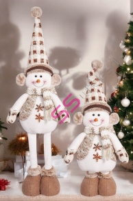 Vianočný snehuliak s vysúvacími nohami+