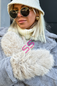 Teplé dámske rukavice+