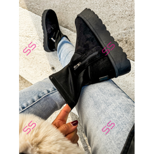 Semišové členkové čižmy DORETTA-