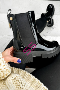 Lakované členkové čižmy WILSON+