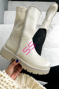 Členkové čižmy so striebornou ozdobou MADINA-