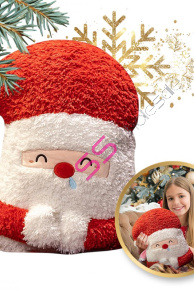 Krásny plyšový vankúš MIKULÁŠ- 35 cm+