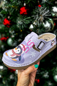 Vzorované zdravotnícke šľapky PINGUINE+