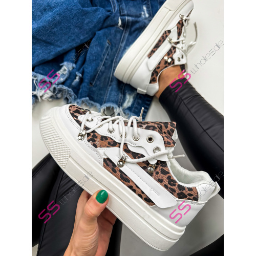 Leopardie dámske tenisky LEYNA-