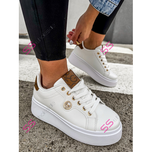 Platformové tenisky so zlatými doplnkami VINNY-